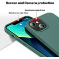 thumbnail image 4 of Entronix Silicone Soft Case Designed for iPhone 13 Mini Shockproof Durable Slim Fit, Olive Green, 4 of 7