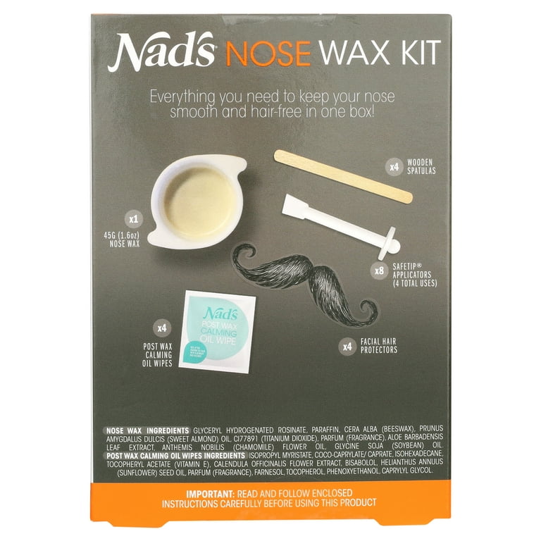 Nose Wax Kit Hair Removal Waxing Kit for Nose, Ear and Eye-brow – Roisse