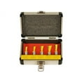 thumbnail image 3 of 5 Bit Dovetail Router Bit Set - 1/2" Shank - Yonico 14520, 3 of 3