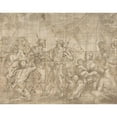 thumbnail image 2 of Giovanni Battista Carlone 14x12 Gold Ornate Wood Frame and Double Matted Museum Art Print Titled - Old Testament Scene (1639-97), 2 of 4