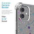 thumbnail image 3 of Space Stars Clear Case for iPhone 12 Pro Max,Aesthetic Art Design Case for Men Women,Unique Soft Transparent TPU Bumper Case Cover, 3 of 5
