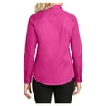 thumbnail image 2 of Womens Long Sleeve Easy Care Cotton/Polyester Shirt Tropical Pink 4XL, 2 of 6