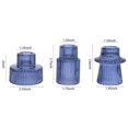 thumbnail image 2 of Portavelas Vixdonos de cristal, color azul oscuro (3 unidades), 2 of 7