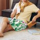 thumbnail image 5 of Balery Cactus Plants Pantalones cortos de pijama de punto de algodón para hombre con cinturilla y bolsillos-XX-Large, 5 of 6