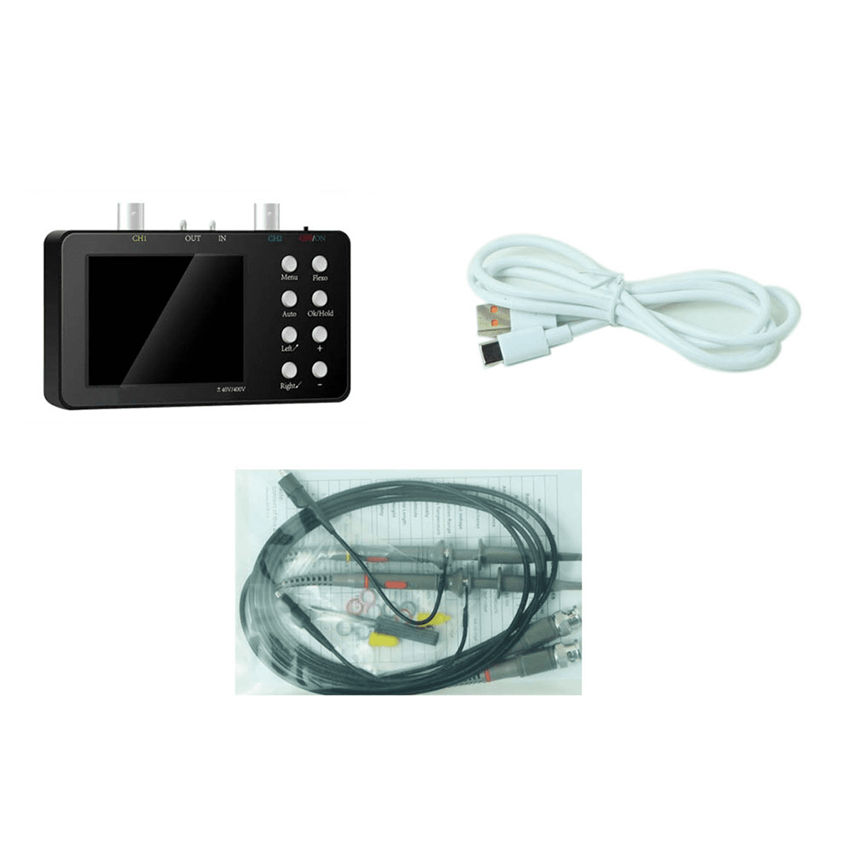 Digital Oscilloscope Dual-Channel 50M Sampling Rate 10M Analogue Bandwidth 6A Current Waveform Measurement B