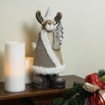 thumbnail image 2 of 15.75" Textured Eco-Friendly Reindeer with Silver Christmas Tree Tabletop Figure, 2 of 2