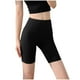 thumbnail image 2 of Pantalones cortos de yoga de color liso para mujer, ropa interior moldeadora de cintura alta, realce de cadera, compresión abdominal, moldeador corporal, de poliéster., 2 of 4