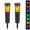 2PC, variant on Solar Lights Outdoor, 4 Pack Flickering Flame Torch Light with RGB 7 Color Changing, Landscape Lighting Pathway Lights Outdoor Waterproof, Solar Flame Torches for Outside Garden Yard Patio Path Decor