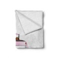 thumbnail image 2 of Cars Soft Flannel Fleece Blanket, Just Married Themed Open Roof Top Car Love for Bride and Groom Picture Wedding Print, Cozy Plush for Indoor and Outdoor Use, 60" x 80", Pink White, by Ambesonne, 2 of 6