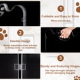 thumbnail image 5 of 6-Panel Clear Acrylic Pet Gate - Folding Transparent Gates for Small Dogs Pets - Freestanding Foldable Tall Puppy Doggy Fence Door for Inside Indoor House Doorways Room Divider Barrier, 5 of 9