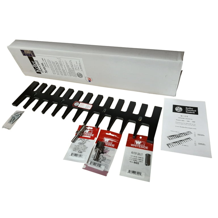 Keller dovetail online jig router bits