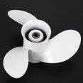 thumbnail image 3 of 6G1-45941-00-El for 6-8Hp 8 1/2 X 8 1/2 Boat Outboard Propeller White Aluminum Alloy 7 Spline Tooth, 3 of 5