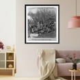thumbnail image 3 of Historic Framed Print, Stop for lunch, Malamut Indians, Alaska, 17-7/8" x 21-7/8", 3 of 9