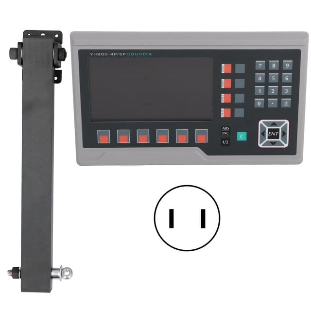 Pantalla de metal del codificador lineal, lectura digital LCD Pantalla del codificador de escala lineal Pantalla del codificador lineal Rendimiento confiable NikouMX herramienta