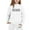 1-White, variant on FUZHIQ Girls Outfit Sets Size ,Stylish Girls Outfits Set For Casual Winter Wear Trendy Printed Hooded Sweatshirt Ensemble For Ages 1 To 9 With Easy Care Instructions,8-9 Years