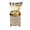 A003- Style C, variant on Gold Utensils Set with Crystal Tea Spoons and Gold Utensil Holder Gift for Hostess Bridal Shower Afternoon Tea Accessories Wedding Table Decor