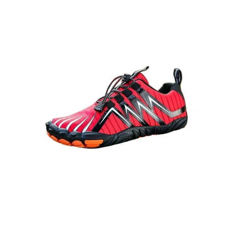 

Bellella Unisex Water Shoes Slip Resistant Aqua Socks Barefoot Yoga Shoe Comfort Sneakers Swim Exercise Athletics Red 9