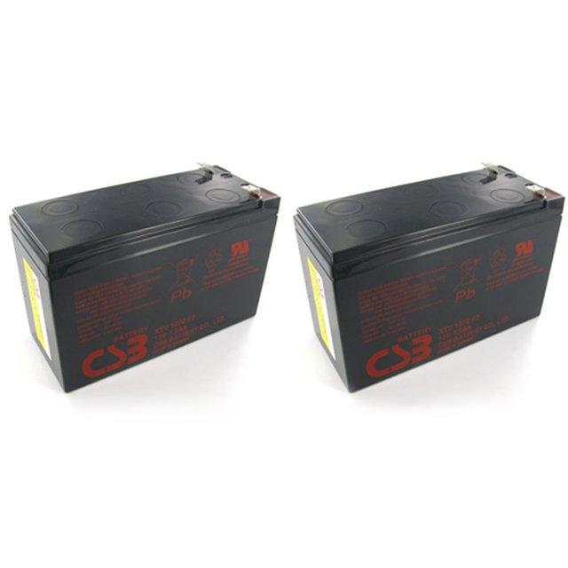 Paire de CSB GP1272 F2 12 Volts 7,2 Ah OEM Batterie au Plomb Scellée