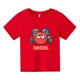 thumbnail image 4 of Ropa bonita de bola roja 2.ª para niños, camiseta de algodón de moda de verano para niños, camiseta de dibujos animados para niños, camisetas casuales de manga corta para niñas pequeñas, 4 of 5