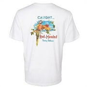 Tommy Bahama Men's Caught Red Handed Graphic T-Shirt ,XLT/TGL, White