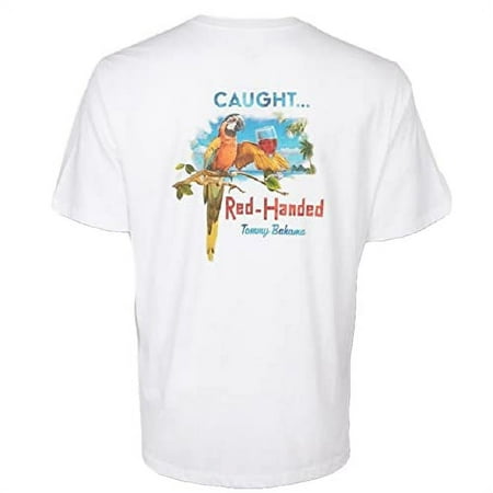 Tommy Bahama Men's Caught Red Handed Graphic T-Shirt ,XLT/TGL, White
