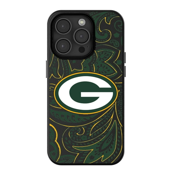 Keyscaper Green Bay Packers Paisley iPhone Magnetic Bump Case