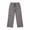 Gray, variant on Men's Cargo Pants Hem Zipper Split Flap Pockets Straight Leg Pants Loose Casual Outdoor Travel Pant