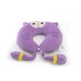 thumbnail image 7 of Mango Steam 19" Animal Travel Pillow with Waving Ears - Soft Plush Neck Support for Kids - Owl, Purple, 7 of 7