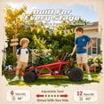 thumbnail image 6 of iYofe 36V Electric Ride on Car, 500W Electric Car for Kids with EVA Wheel, Max Speed 9 mph, Spring Suspension, Adjustable Seat, Bluetooth, Powered Ride on Toys for Big Kids Boys Girls, Red, 6 of 10