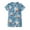 Blue, variant on Musuos Toddler Boys Rash Guard Swimwear 3 6 12 24M 3T Cartoon Marine Life Print Short Sleeve Swimsuits Front Zipper Bathing Suits