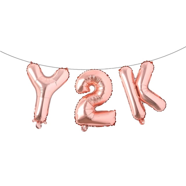 Set de globos para decoración de fiesta del año 2000, principios de la década de 2000, para niñas