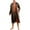 Coffee, variant on Mens Long Sleeve Bathrobe with Shorts Set 2 Piece Silk Robe Lounge Wear Pjs Sets Lightweight Pajamas Sleepwear Green, M