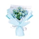 thumbnail image 2 of Ramo de flores de ganchillo, flores tejidas a mano, ramo de ganchillo decorativo, regalo Azul, 2 of 9