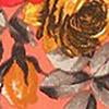 Floral Dark Coral