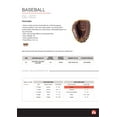 thumbnail image 6 of barnett 34" GL-202 Series Baseball Catchers Mitt, Left Hand Throw, 6 of 6