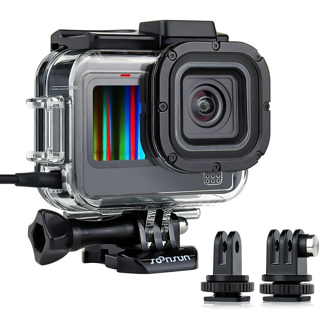 Soonsun Skeleton Protective Housing Case For Gopro Hero 13/12 / 11/10 / 9 Black Side Open Housing Shell With Skeleton Backdoor For Improved Audio Capture And Easy Access To Camera'S Touch Screen