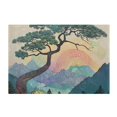 thumbnail image 7 of Yayeee Bath Rug for Bathroom Floor Non Slip Rectangle Fluffy Soft Absorbent Mat, 16"x24", Pine Tree Rainbow, 7 of 7