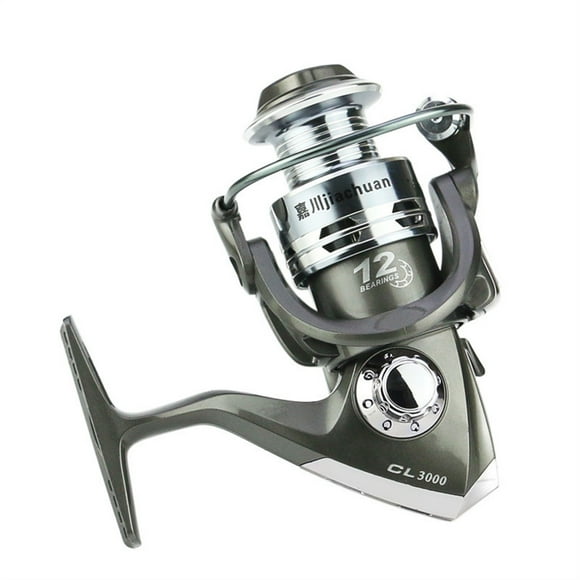 Moulinet de Pêche à Grande Vitesse pour Moulinet de Pêche Carretilha Pesca Moulinets de Pêche Pliants, Cadre Squelettique en Aluminium Rigide