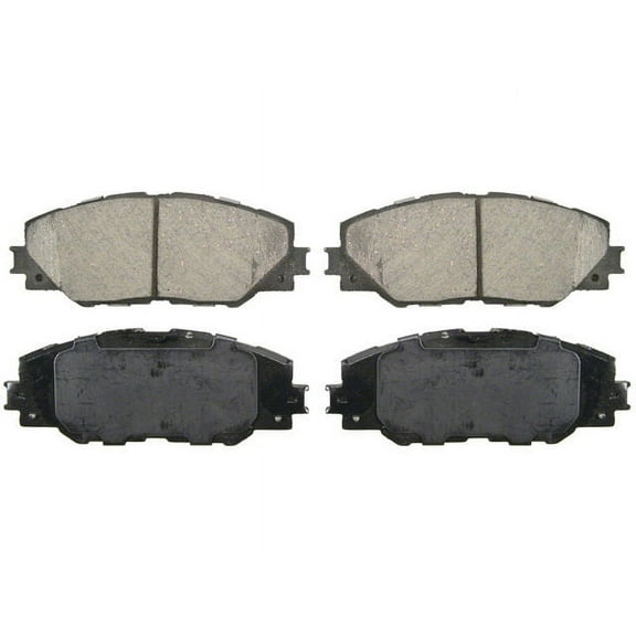 Front Brake Pad Set - Compatible with 2006 - 2018 Toyota RAV4 2007 2008 2009 2010 2011 2012 2013 2014 2015 2016 2017