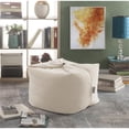 thumbnail image 2 of Pouf Magique Beige Pouf Microplume 3 en 1 Pouf Chaise Oreiller, 2 of 7