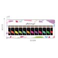 thumbnail image 3 of Kit de gel fluorescent para uñas JTING, 12 botellas de 12ml en diseño cuadrado negro, ideal para arte de uñas DIY y efecto de hilo brillante., 3 of 6