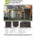 thumbnail image 7 of Good Ideas Aspen ECO 50 Gallon Outdoor Rain Barrel Water Storage Collector, 7 of 7