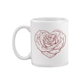thumbnail image 1 of Rose Heart Mug - Image by Shutterstock,, 1 of 4