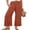 Brick Red, variant on ANRABESS Womens High Waisted Palazzo Pants Lightweight Casual Summer Pants Loose Lounge Pants Flowy Wide Leg Trousers for Beach Travel Vacation Black L