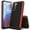 Red, variant on Samsung Galaxy S21 FE Phone Case, [NOT FIT FOR GALAXY S20 FE] Military Grade 6 Feet Drop Test Protection Dual Layer Cover with [Temerped Glass Screen Protector]-Red
