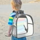 thumbnail image 5 of Mochila transparente para seguridad en estadios 1 unidad 32 x 27 x 13 cm bolsa transparente con múltiples bolsillos y portabotellas de malla para conciertos eventos deportivos y, 5 of 6