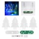 thumbnail image 4 of Adorno de navidad diy DIY Kit de circuito LED electrónico de árbol de Navidad tridimensional para decoración de escritorio del hogar vert Fugacal Otros, 4 of 8