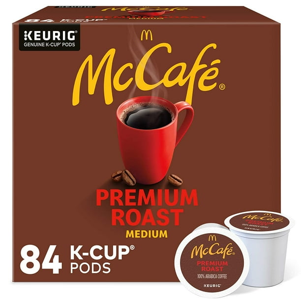McCafe Premium Medium Roast KCup Coffee Pods, Premium Roast, 84 Count