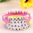 thumbnail image 2 of Pulsera Album Inspi 10/11/15 Piezas Con Cuentas Arcilla para Fans Boho Rojo, 2 of 9