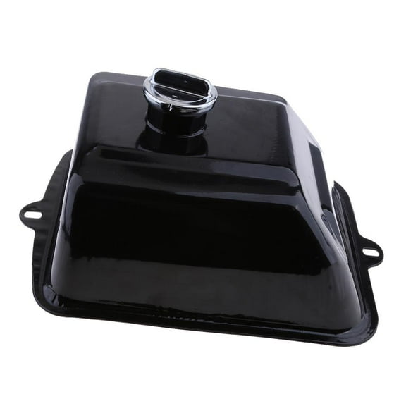 Motorcycle Fuel Tank for 150cc 200cc 250cc Dirt Bike ATV Quad, Black Gas Petrol Fuel Tanks with Cap